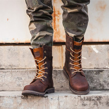 Hiking shoes Men waterproof hunting Boots Tactical Desert Combat Ankle Boots Male Military Women Work Leather Walking Sneakers