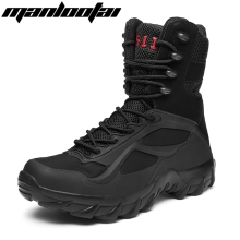 Men Military Boots Mens Working Safty Shoes Army Combat Boots High-Top Militares Tacticos Zapatos Men Shoes Boots Big Size 48